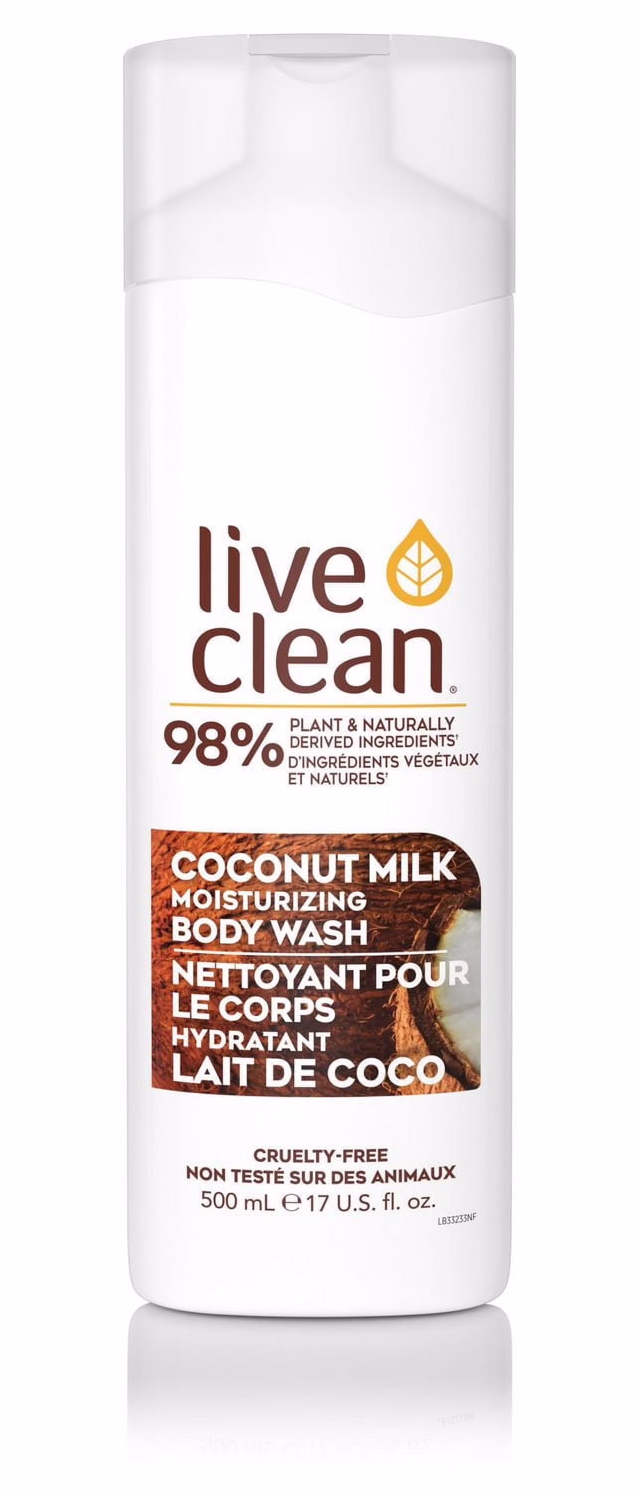 Nettoyant pour le corps au lait de noix de coco