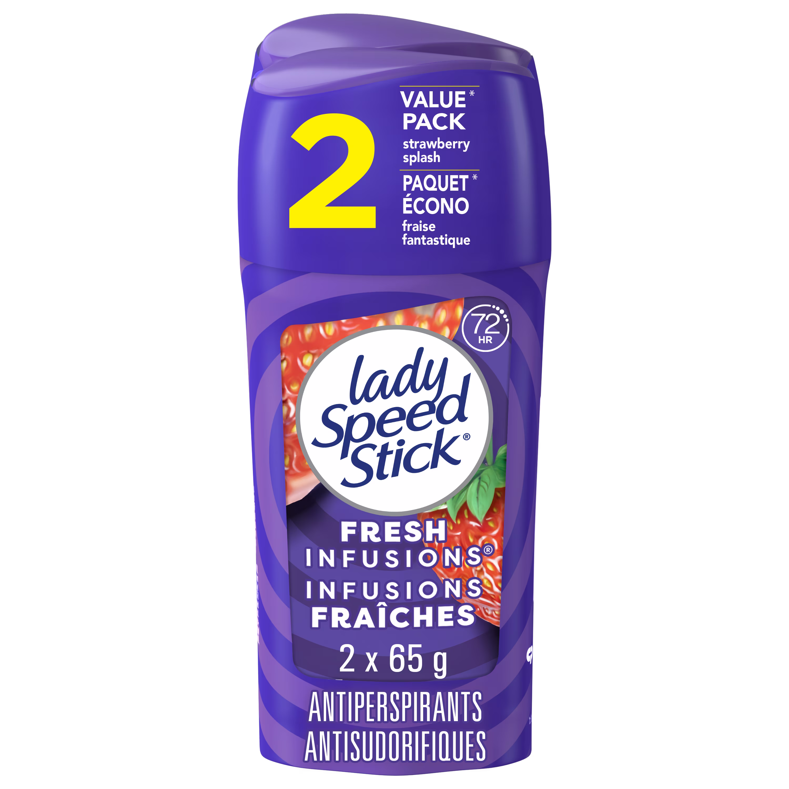 Lady Speed Stick Déodorant fraise fantastique 2 x 65 g