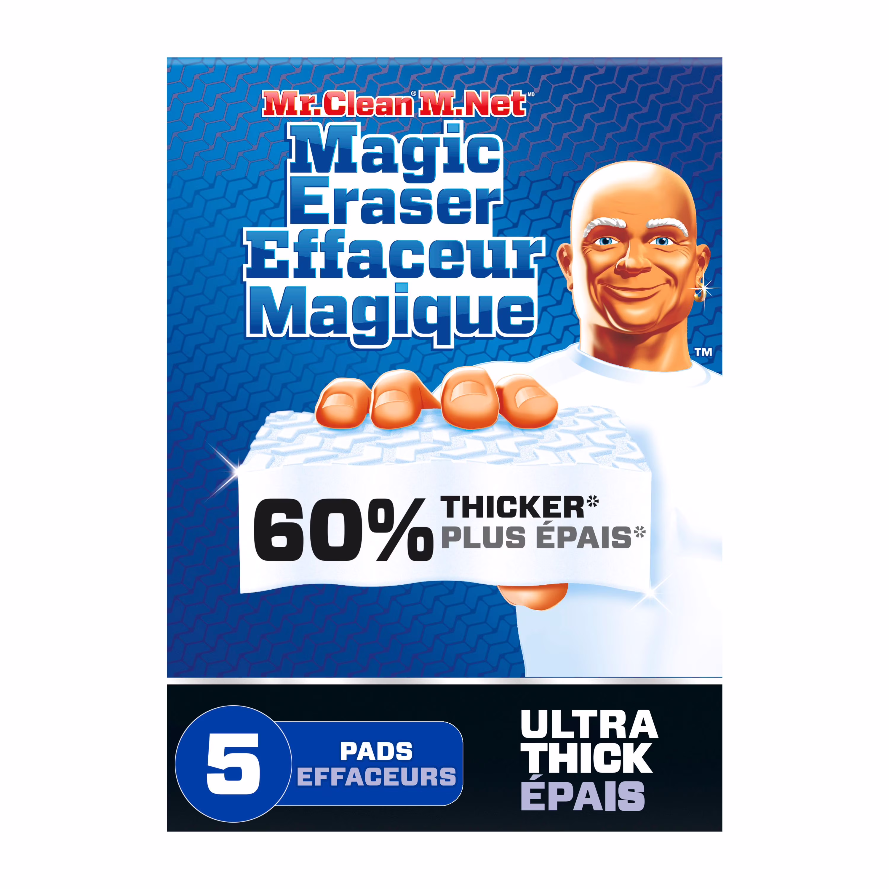 Mrcl ultra thick 5ct - french mr clean mnet ultra épais 5u