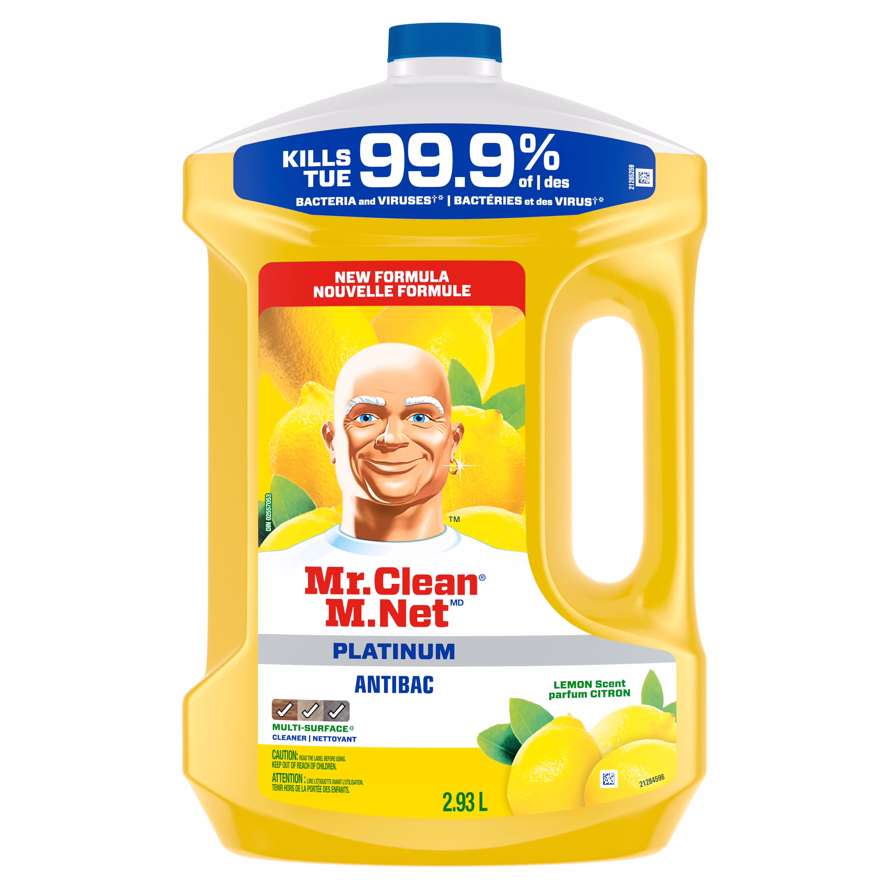 Nettoyant multi-surface antibactérien au parfum de citron
