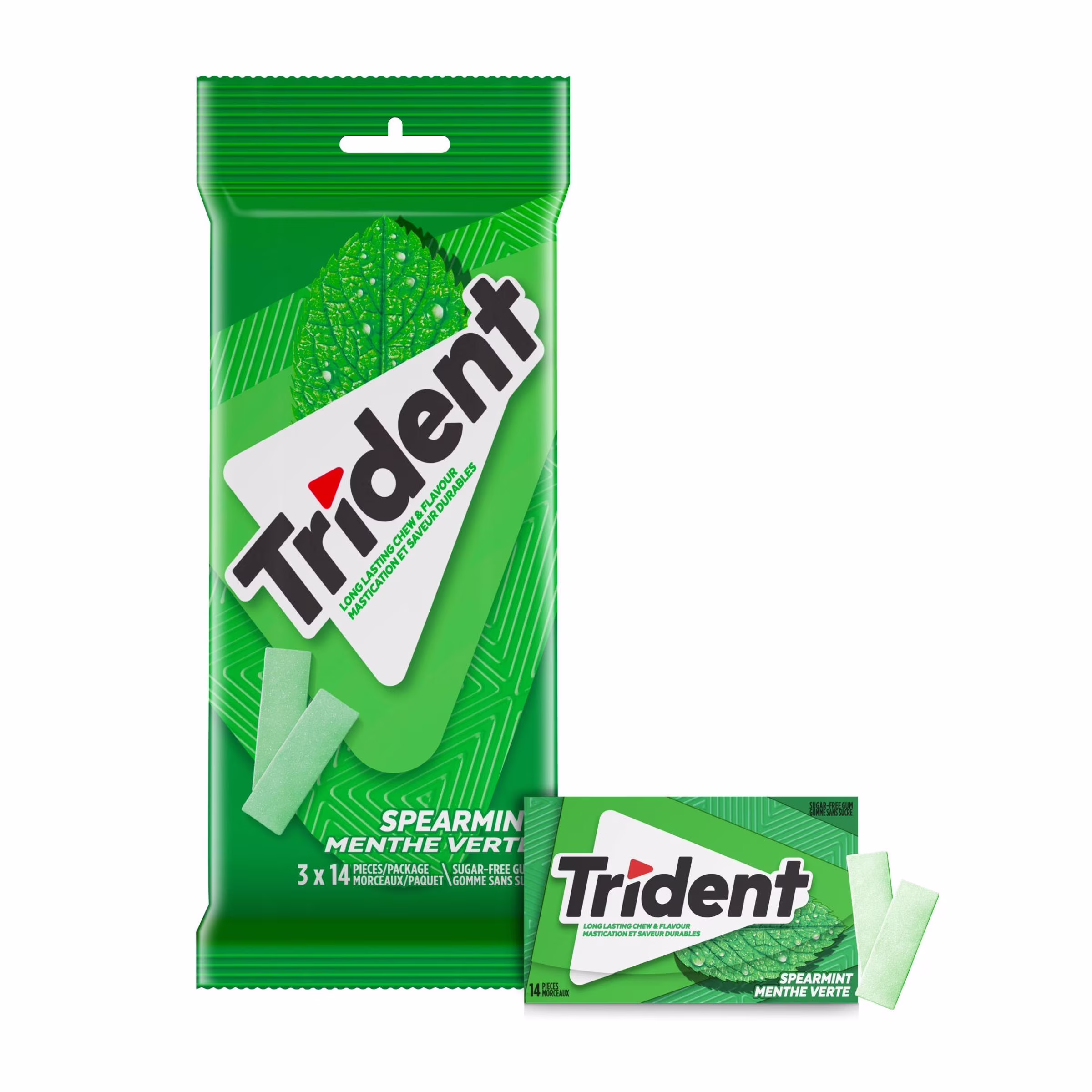 Gommes à mâcher à la menthe verte