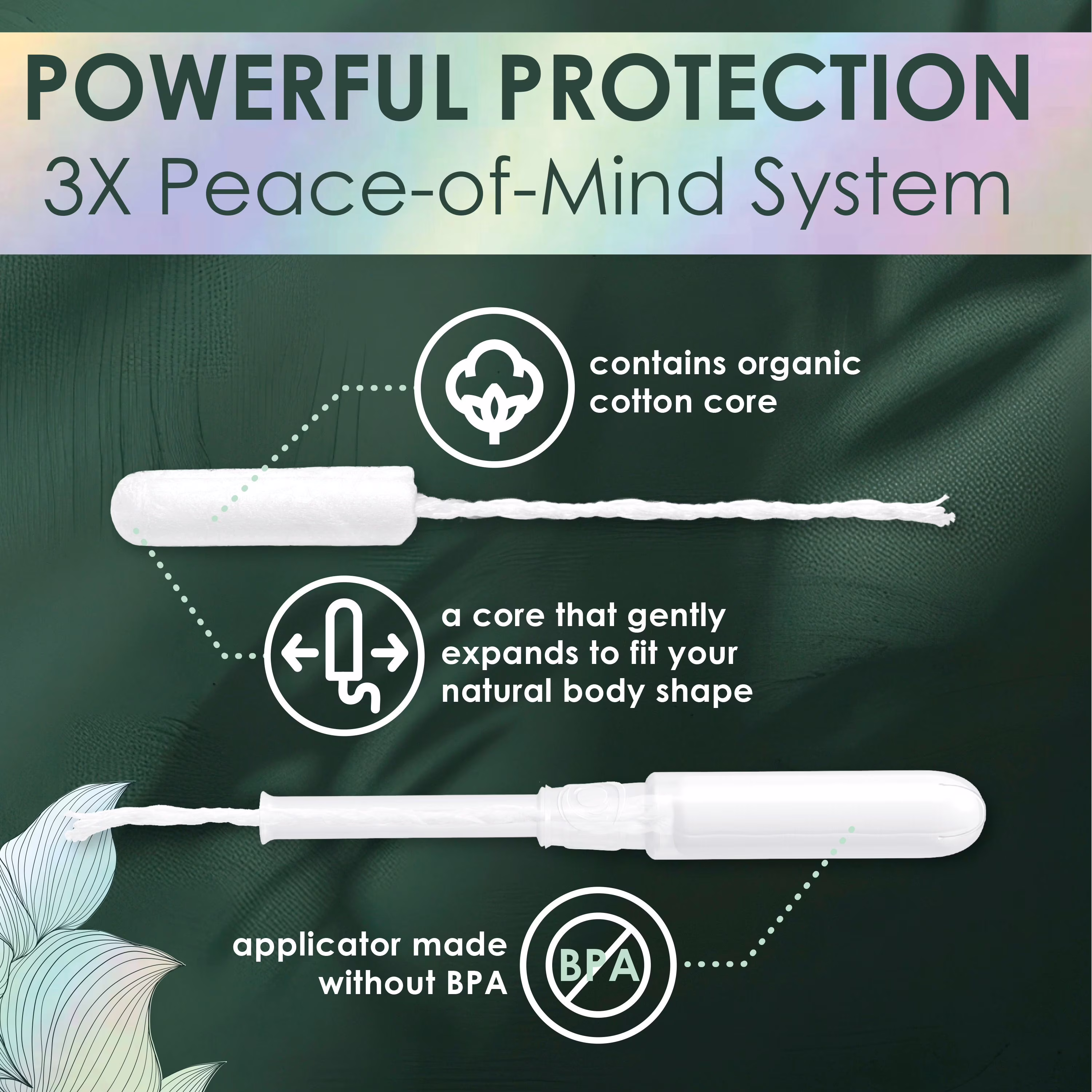 Tampons l. en coton sans blanchiment au chlore. pesticides. parfums. ni colorants. paquet multiple. degré dabsorption légerrégulier 30ct