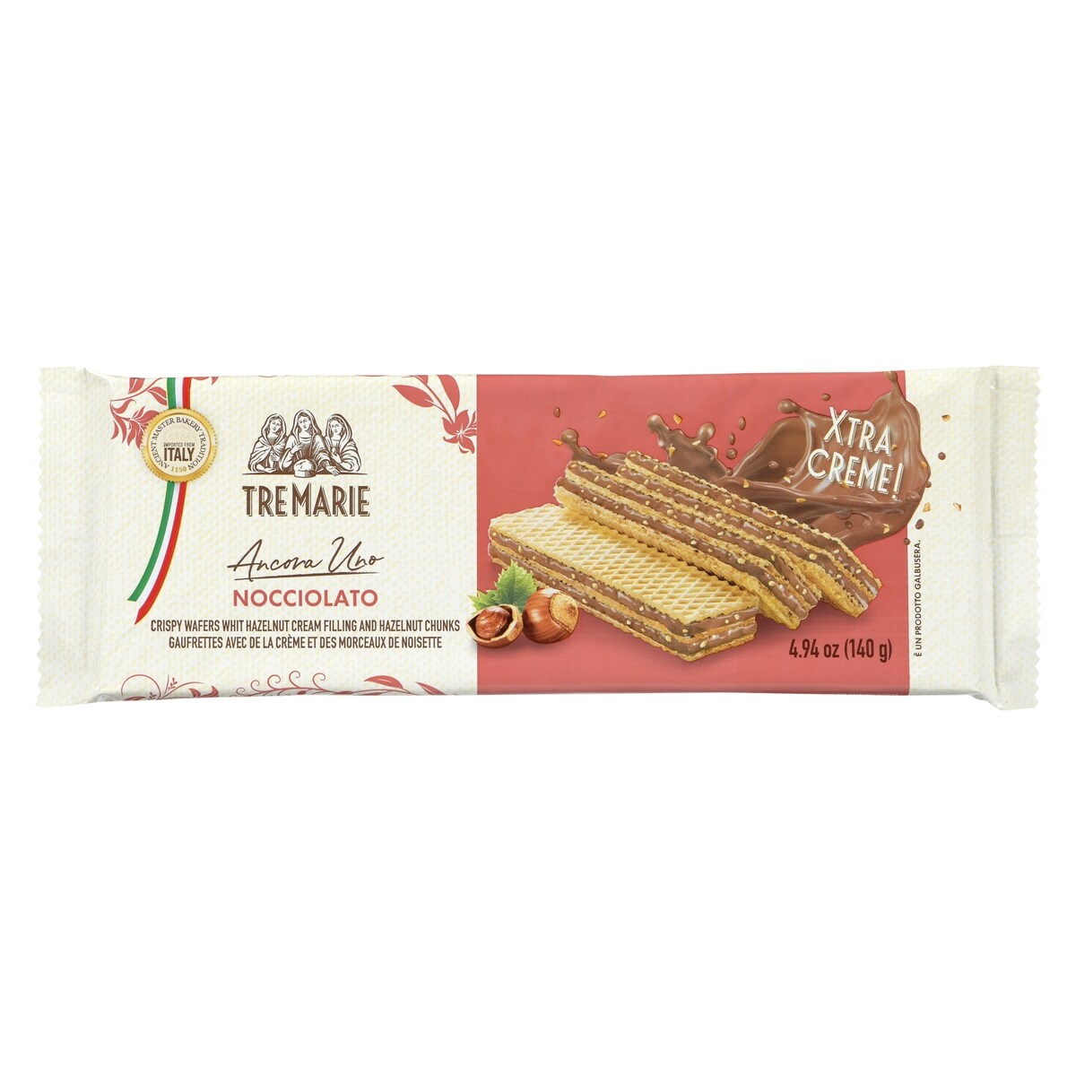 Gaufrettes Farcies À La Crème Et Aux Noisettes Pilées