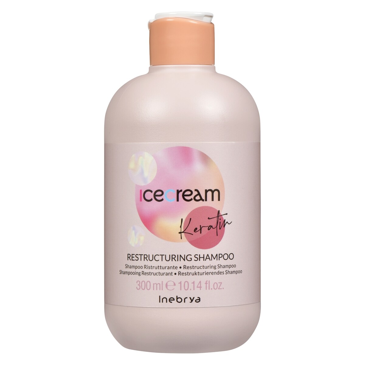Ice cream shampooing restructurant keratin