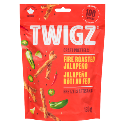Bretzels au jalapeno rôti au feu