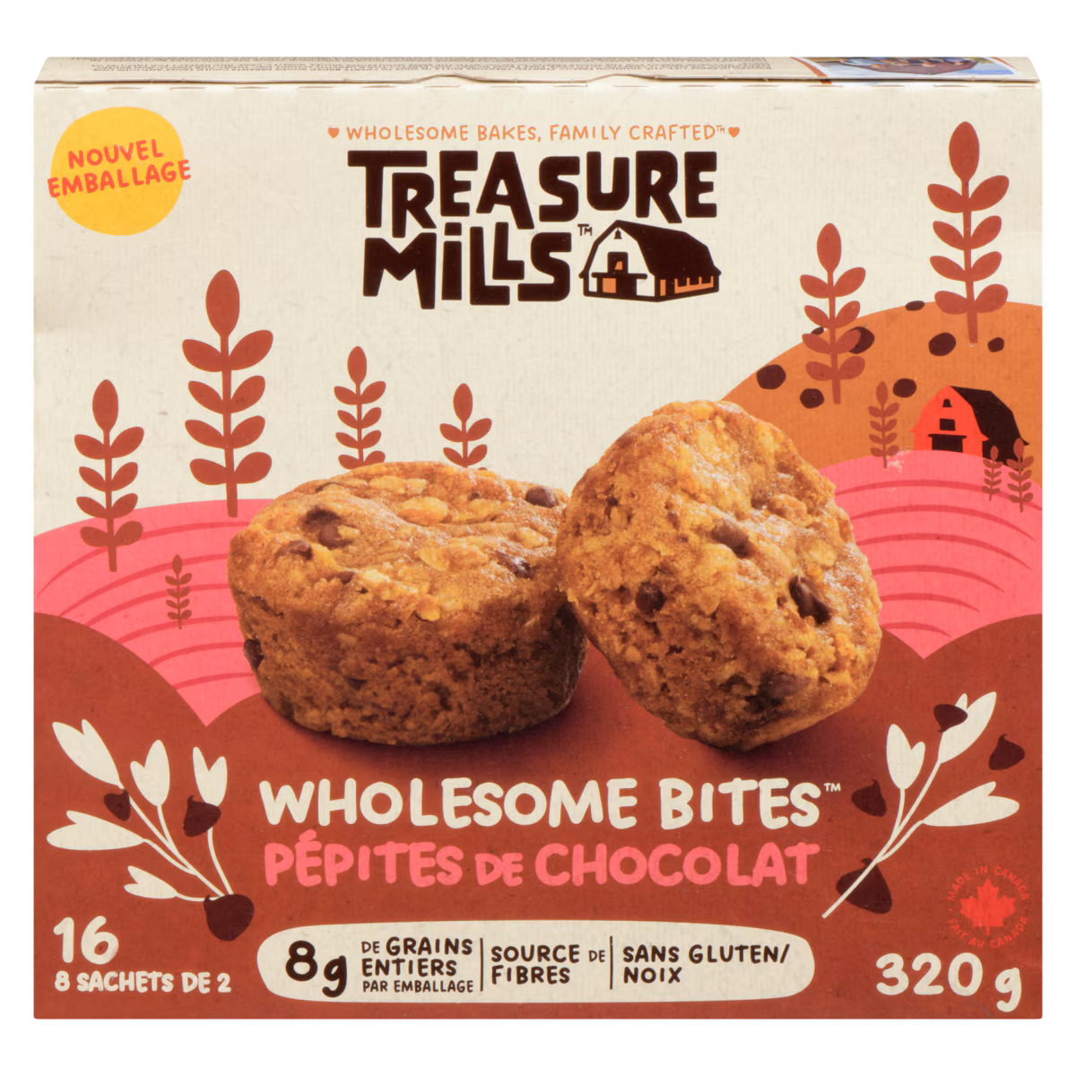Wholesome bites pépites de chocolat
