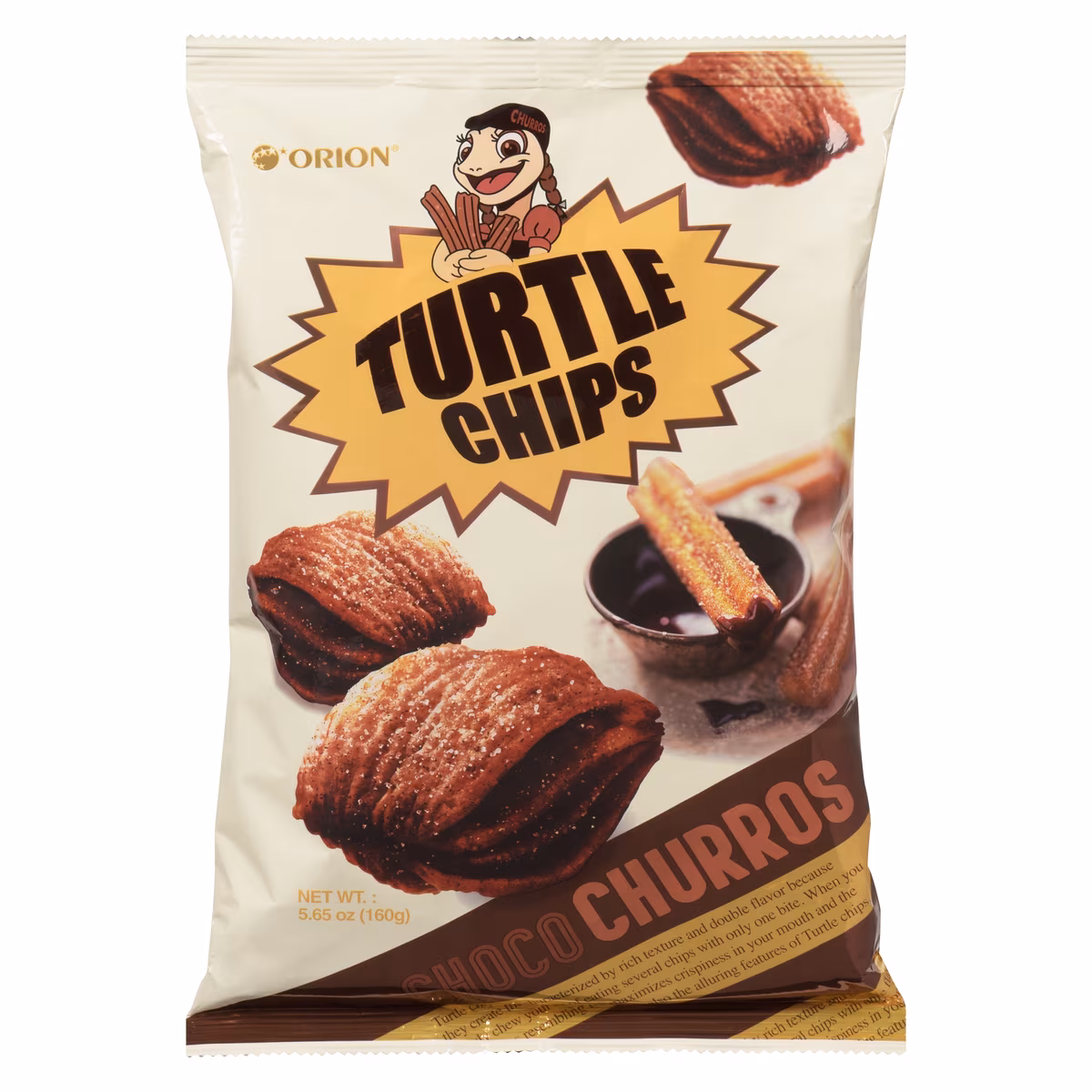 Snack saveur de pépites de chocolat choco churros