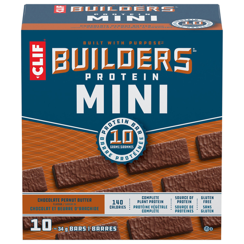 Builders Barres protéinées mini au chocolat et beurre d'arachide 340 g