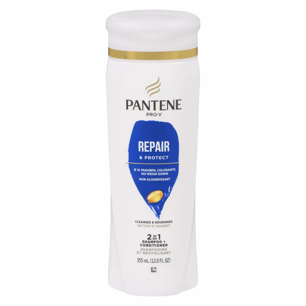 Shampooing et revitalisant 2 en 1 PRO-V Repair & Protect
