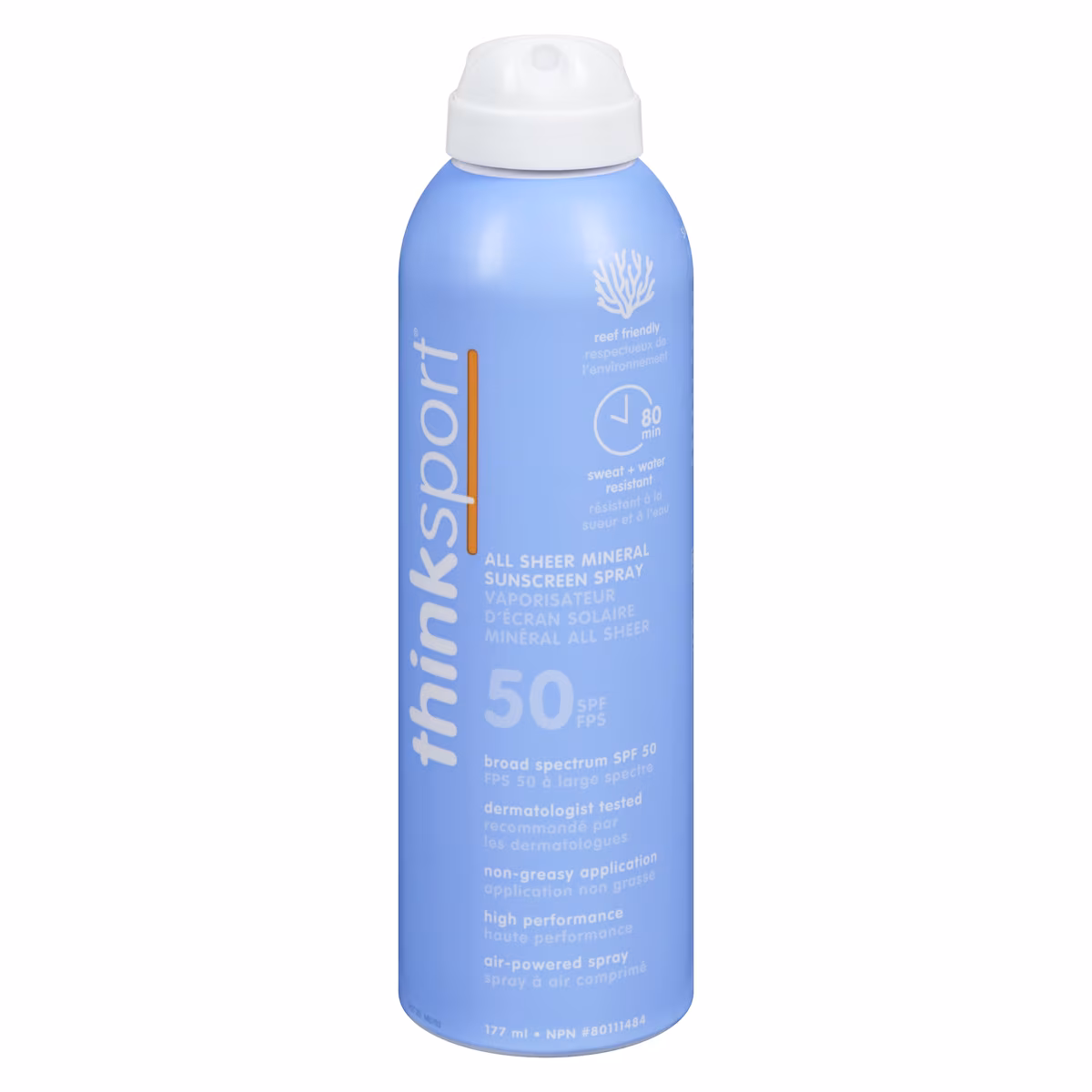 Vaporisateur d'écran solaire minéral all sheer, FPS 50