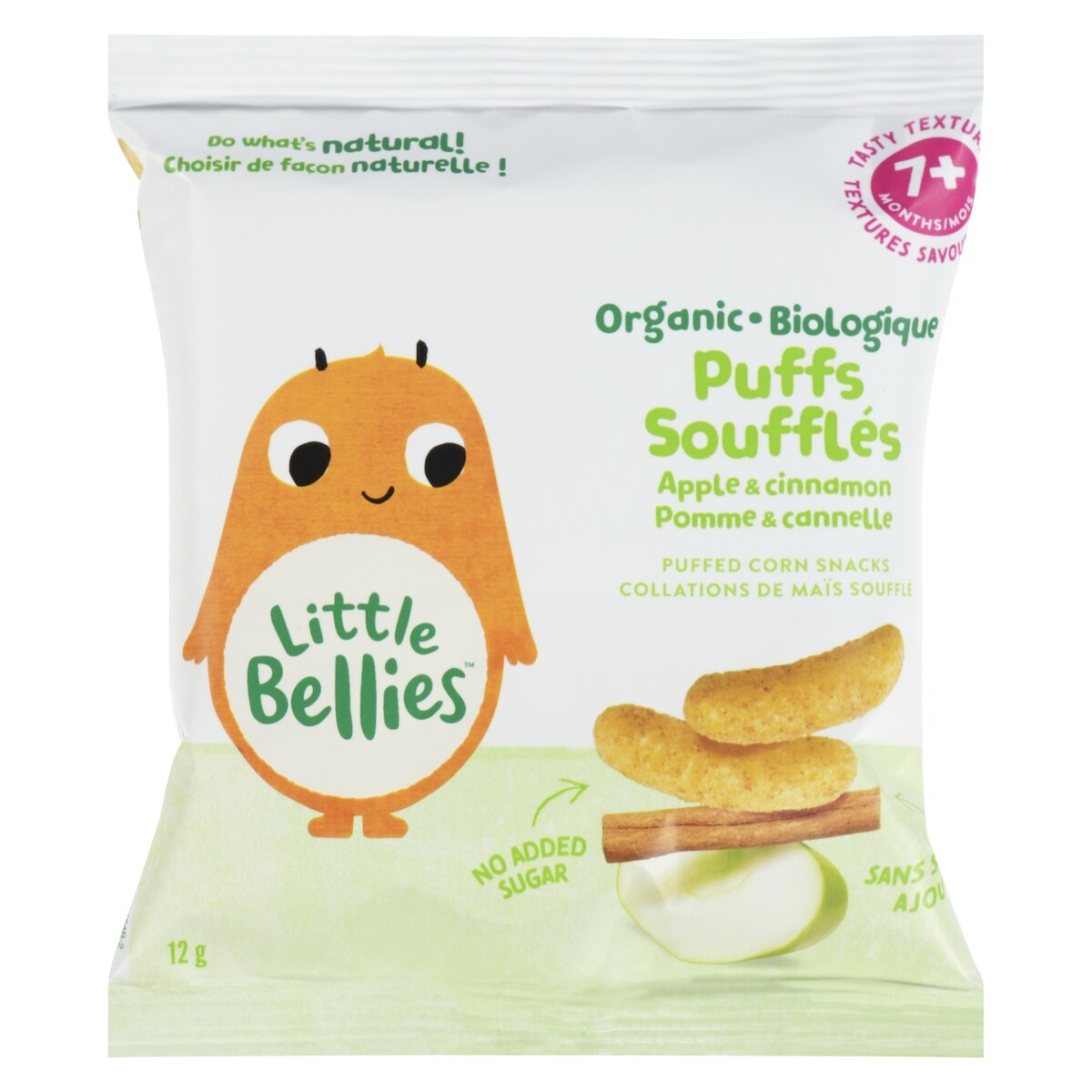 Soufflés pomme et cannelle biologique 7+ mois