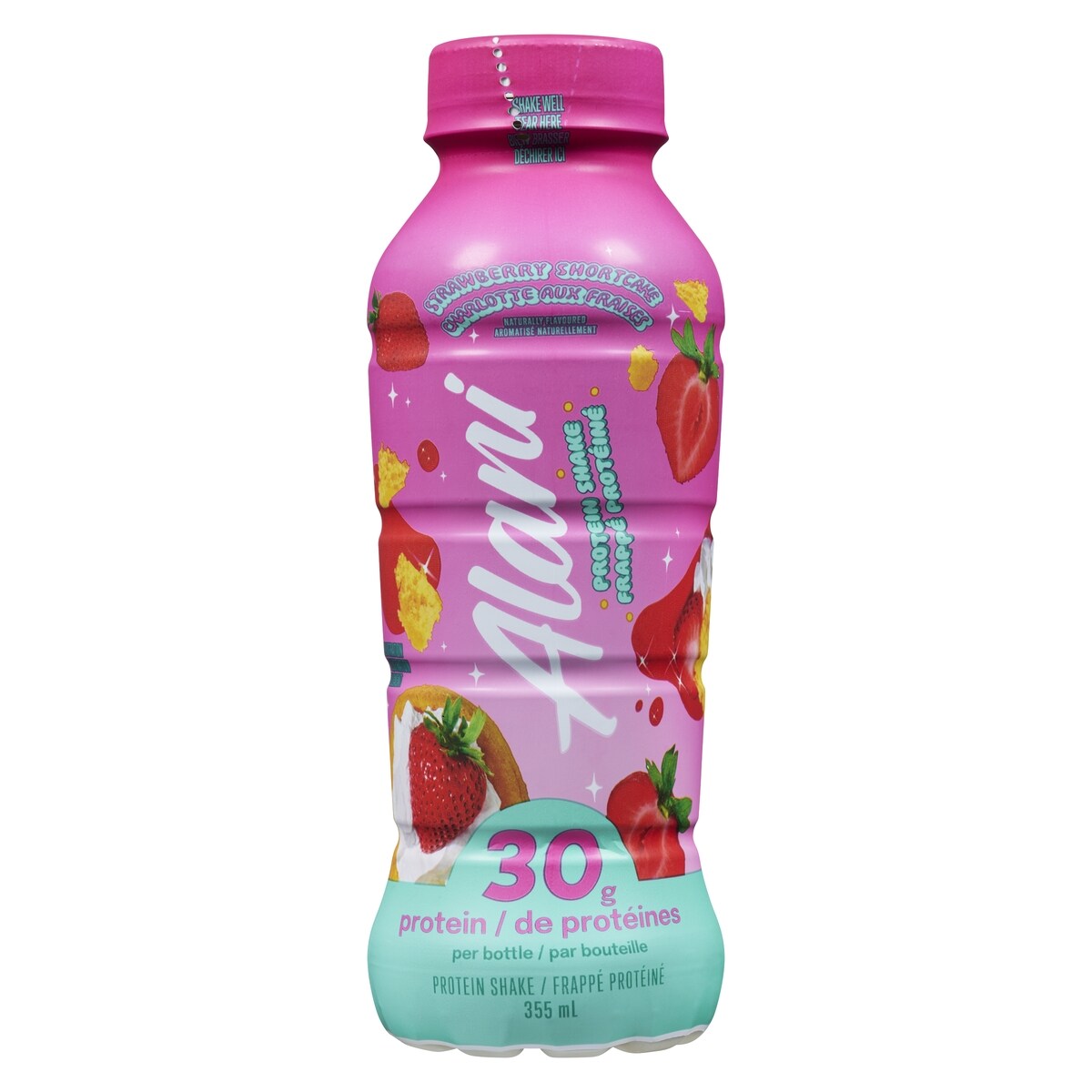 Frappé protéiné charlotte aux fraises