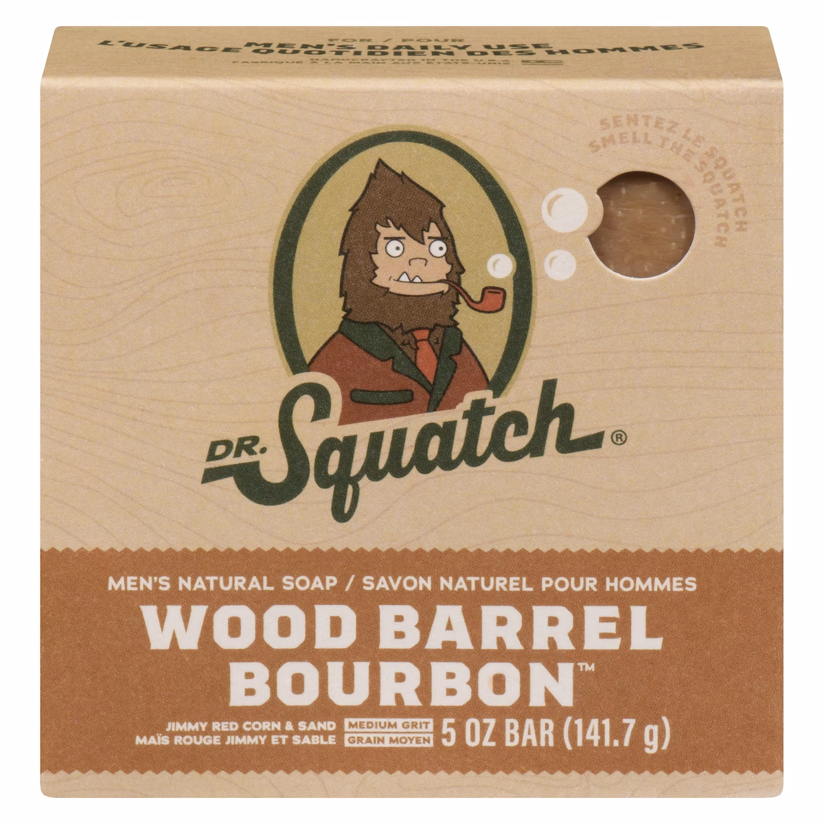 Wood Barrel Bourbon Bar Savon