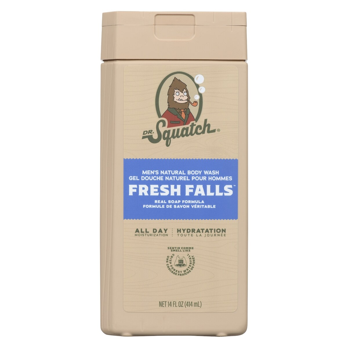 Gel douche naturel pour hommes fresh falls