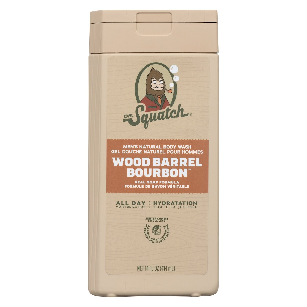 Gel douche naturel pour hommes wood barrel bourbon