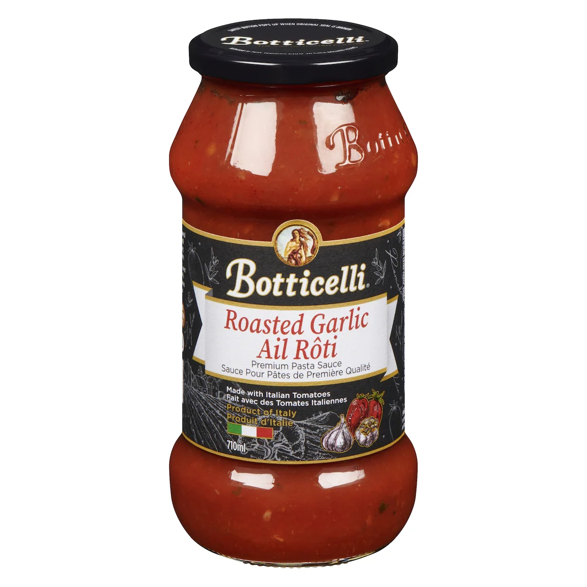 Sauce pour pâtes premium à l'ail rôti