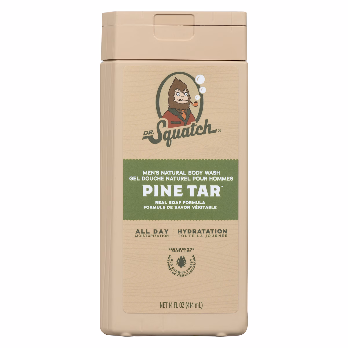 Gel douche naturel pour hommes pine tar