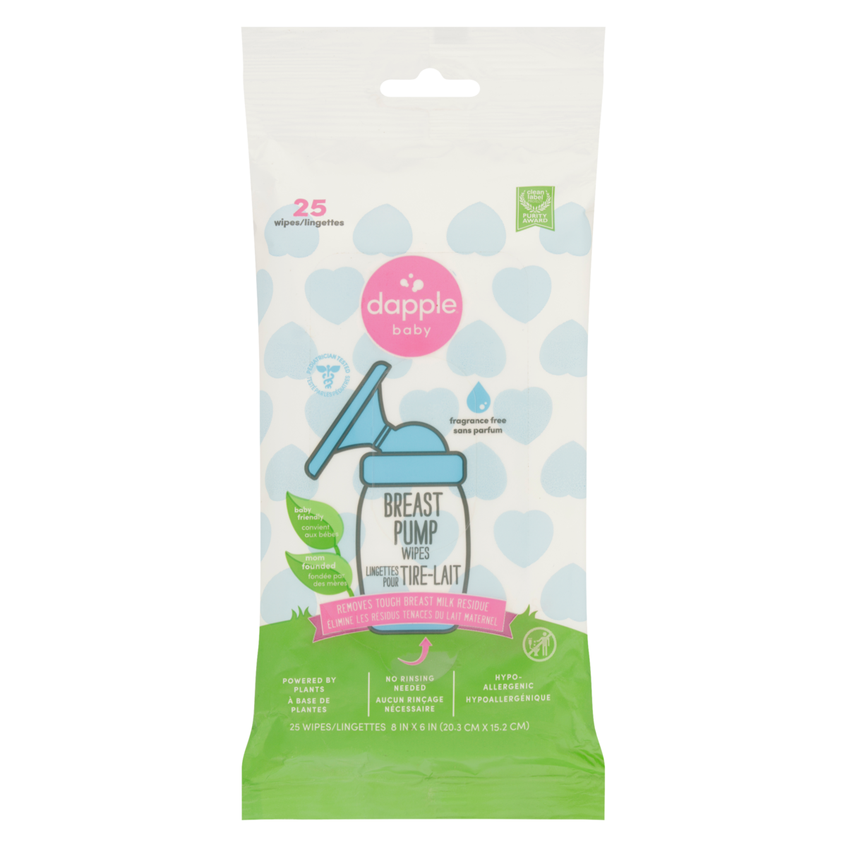 Lingettes pour tire-lait