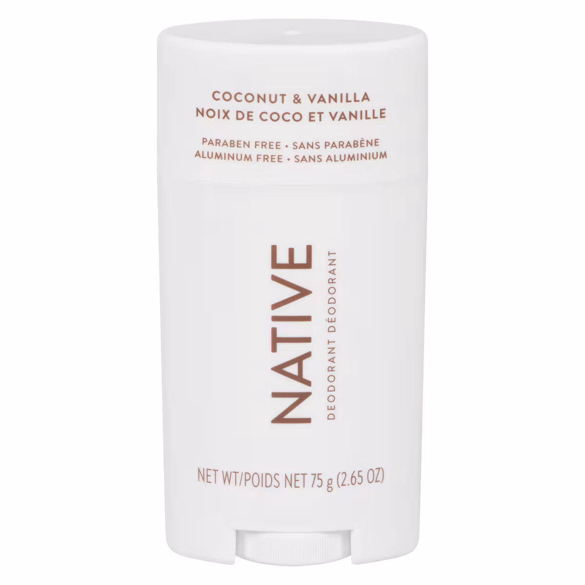 Desodorisant sans aluminium, noix de coco et vanille