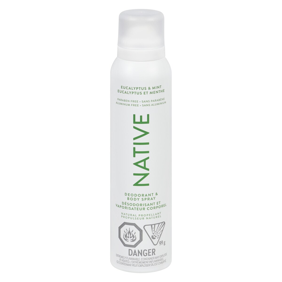 Désodorisant en vaporisateur eucalyptus et menthe