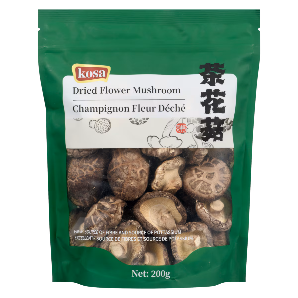 Champignon fleurs séchées