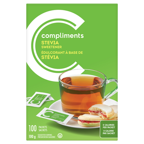 Compliments Édulcorant artificiel stevia 100 g
