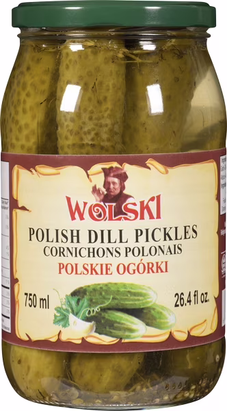 Wolski cornichons à laneth polonais. pot de