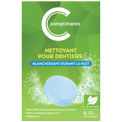 Compliments nettoyant dentier nuit 96 EA