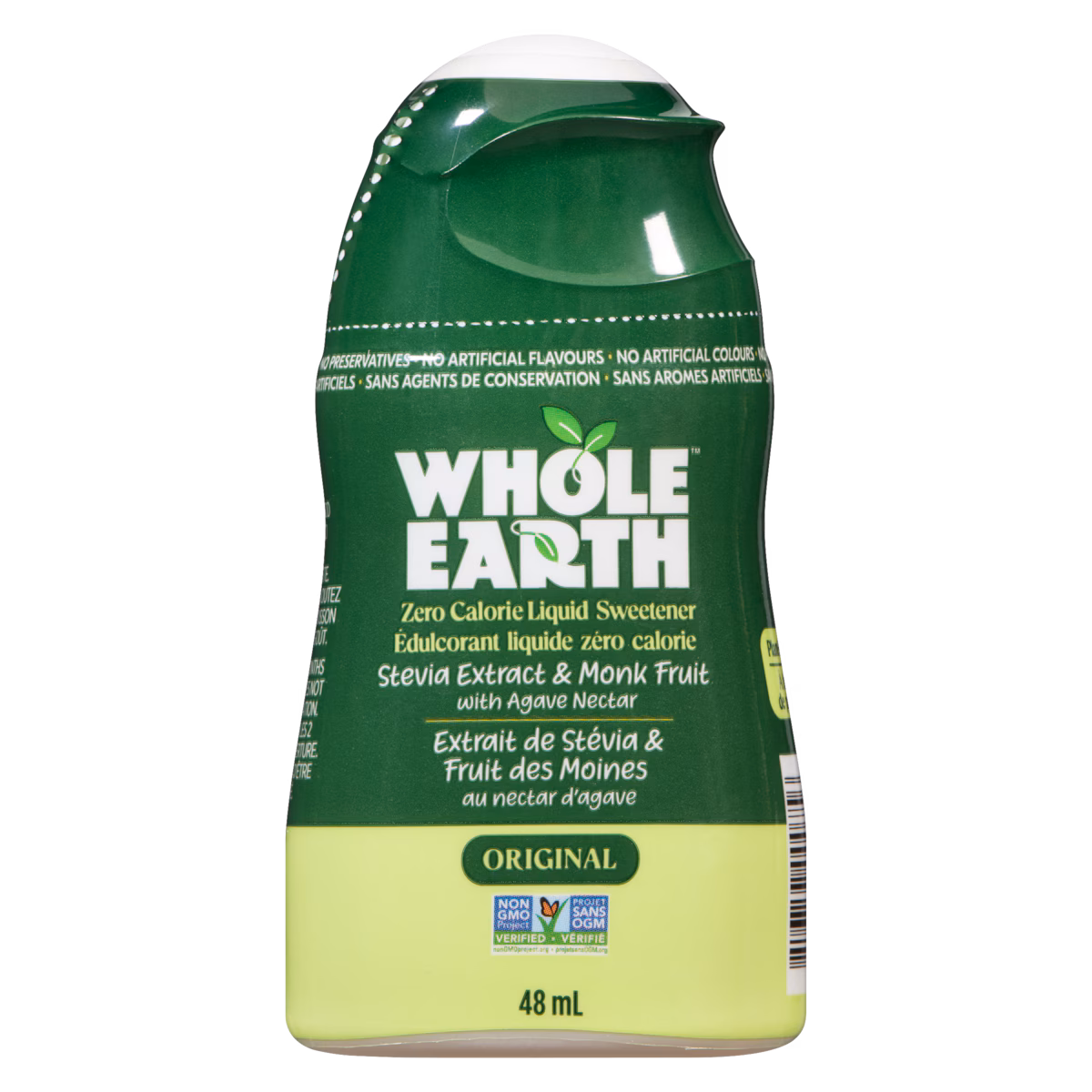 Édulcorant liquide à base de stevia et de fruit du moine, Whole Earth