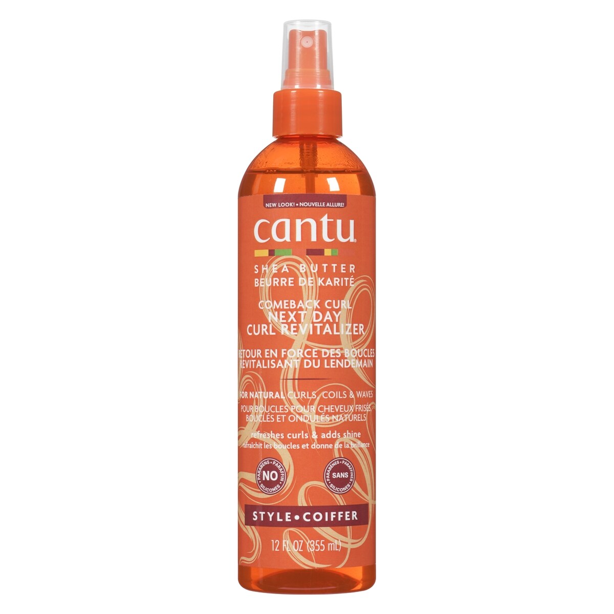 Rafraîchisseur de boucles Comeback Curl Next Day au beurre de karité pour cheveux naturels