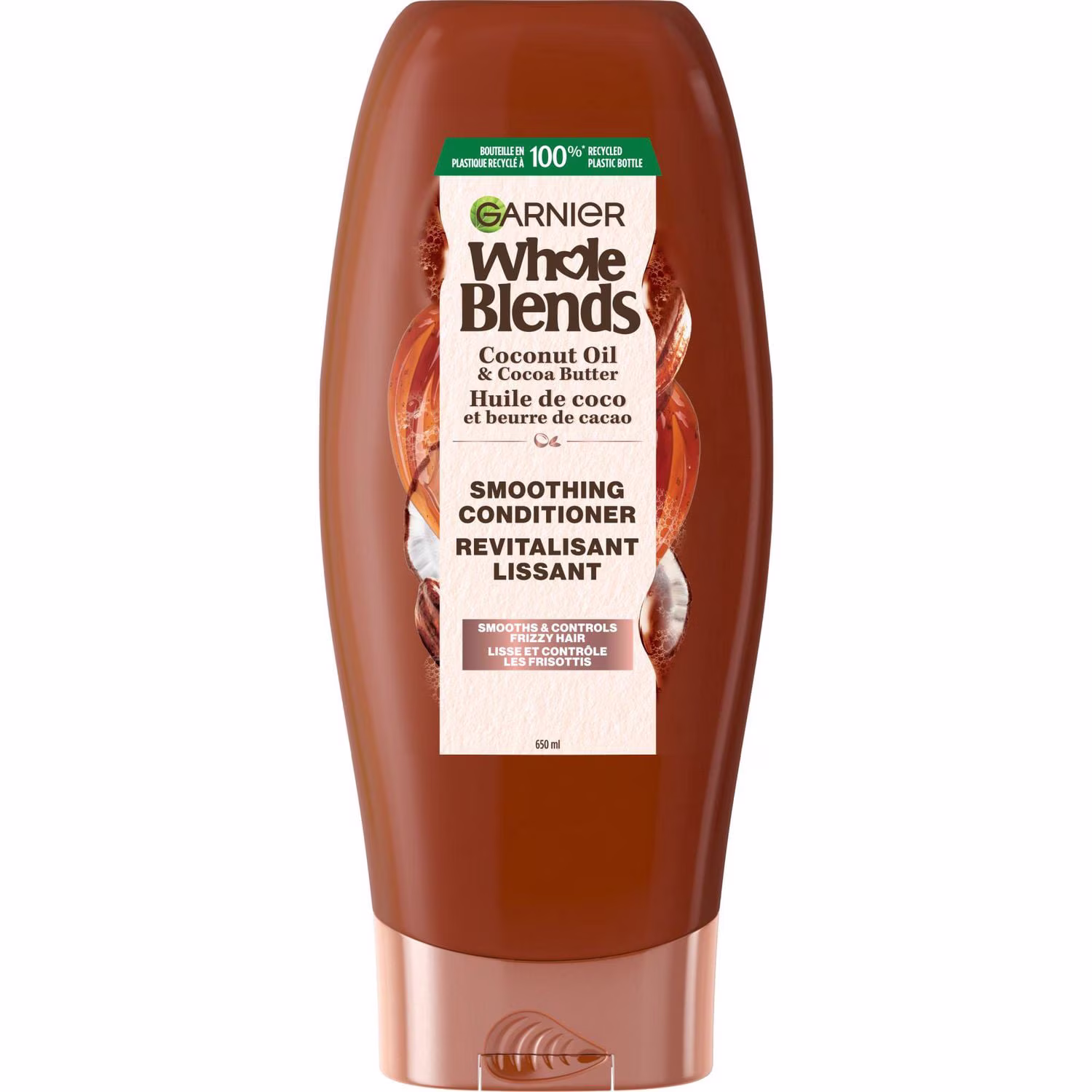 Garnier whole blends revitalisant lissant pour cheveux frisottés