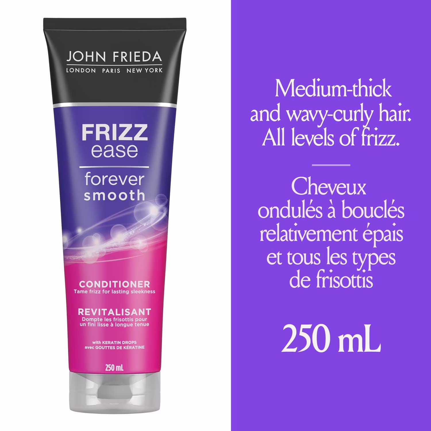 John frieda frizz ease lisse à longue tenue immunité anti-frisottis revitalisant