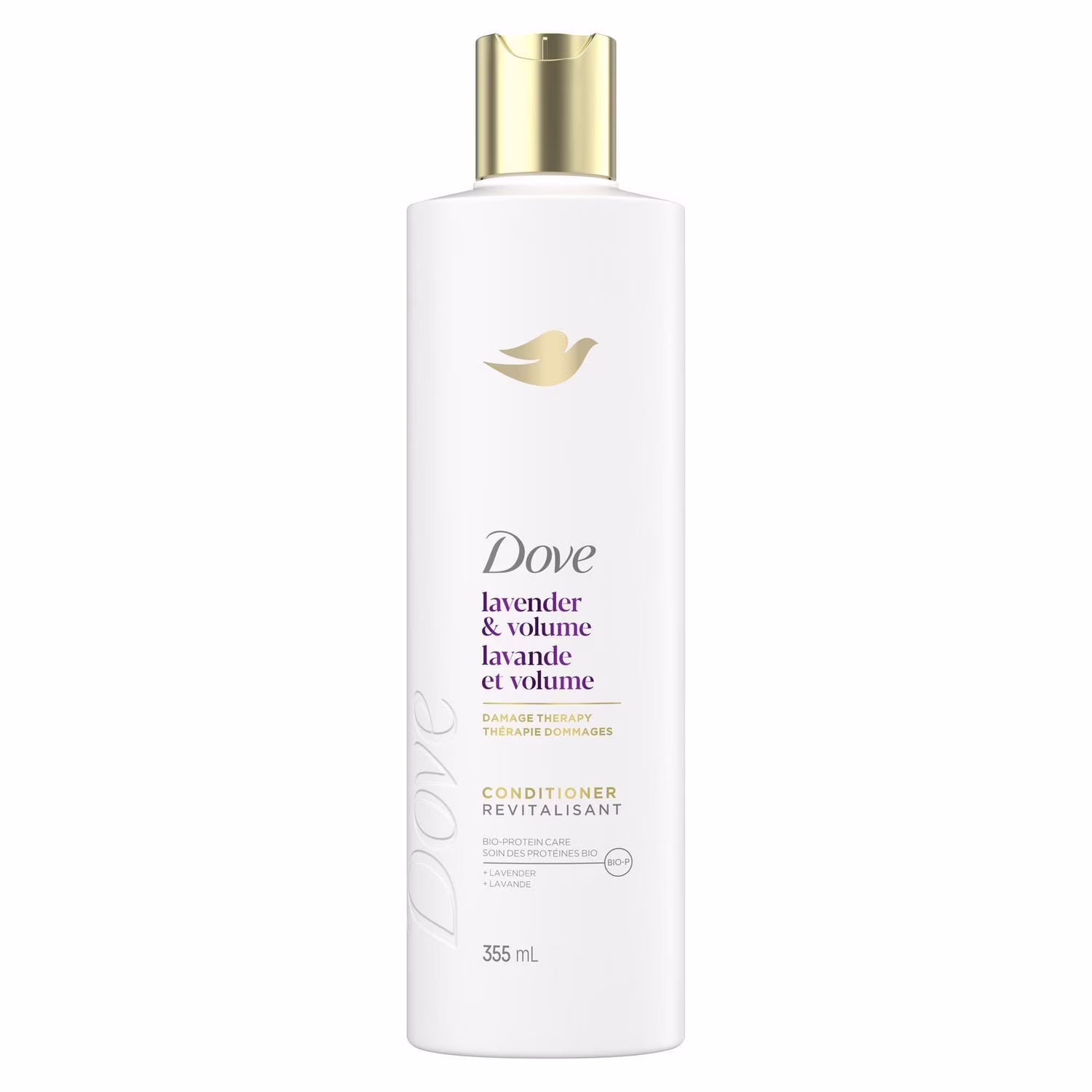 Dove revitalisant lavande et volume soin des protéines bio + lavande.