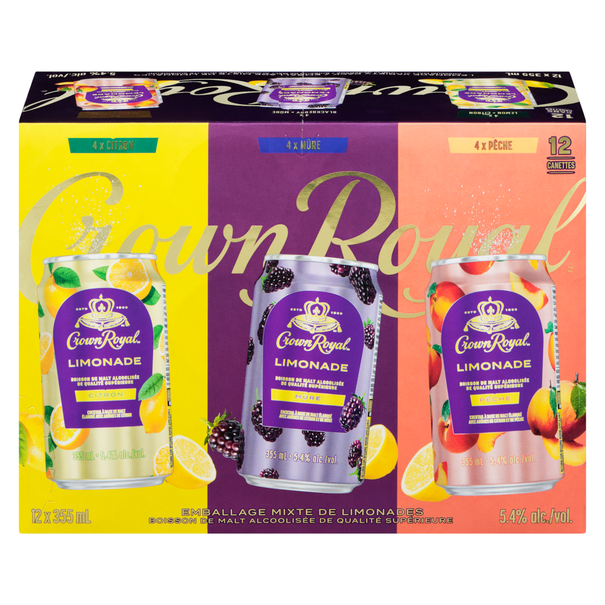 Boisson de malt alcoolisée de qualité supérieure emballage mixte de limonades (Pièce didentité requise au moment du ramassage)