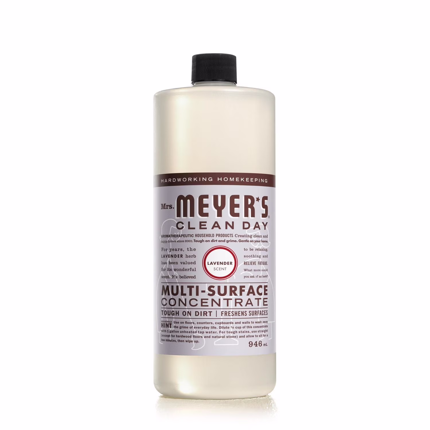 Mrs. meyer's clean day nettoyant tout-usage concentré pour surfaces multiples. parfum de lavande.