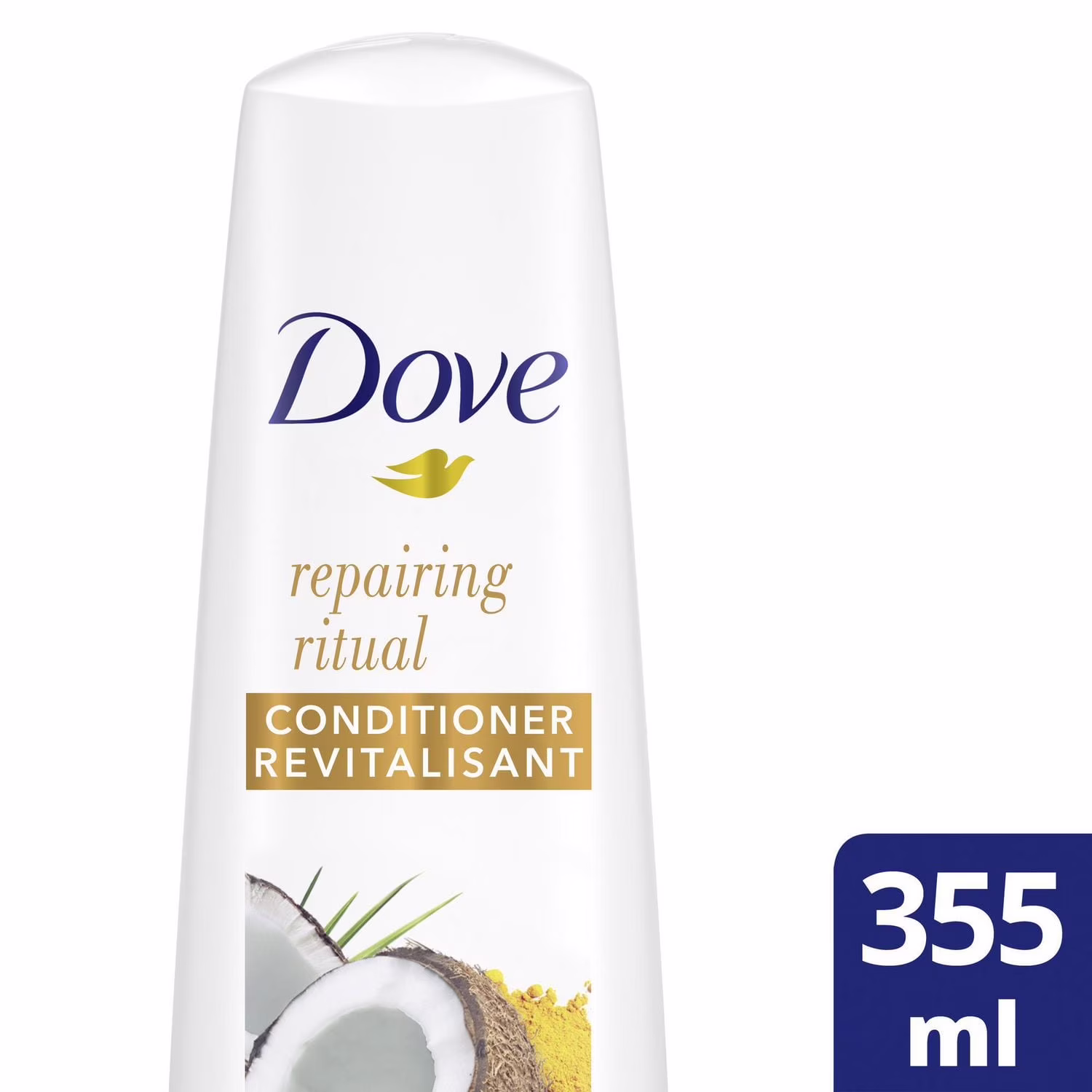 Revitalisant réparateur avec huile de coco et curcuma