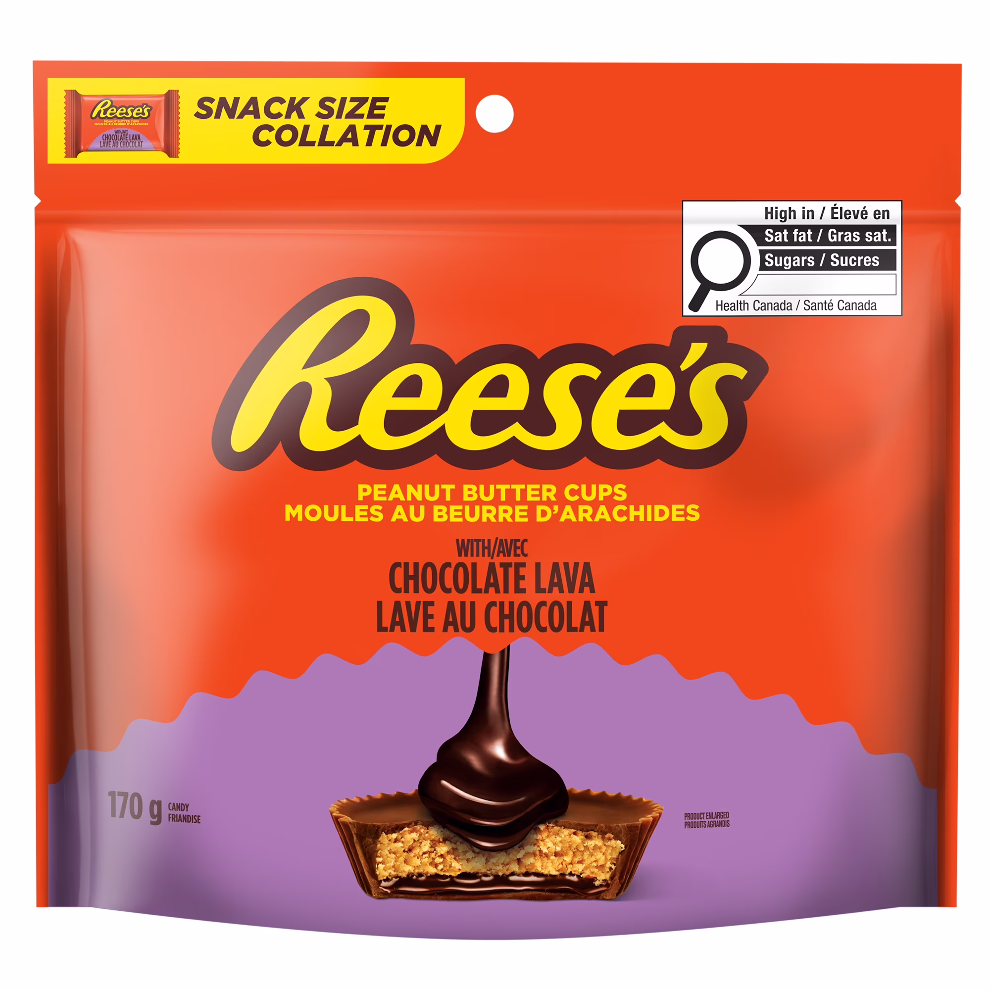 Reese's choc lava snack size
