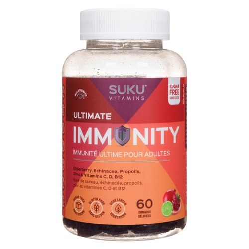 SUKU Vitamins Immunité Ultime pour adultes gélifiées 60 un