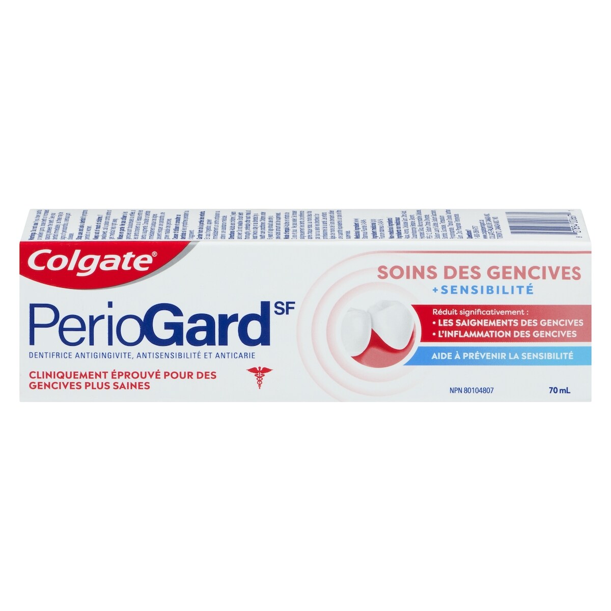 Dentifrice soin des gencives sensibles