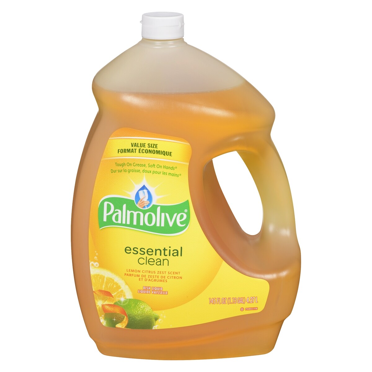 Liquide vaisselle parfum de zeste de citron et d'agrumes format économique