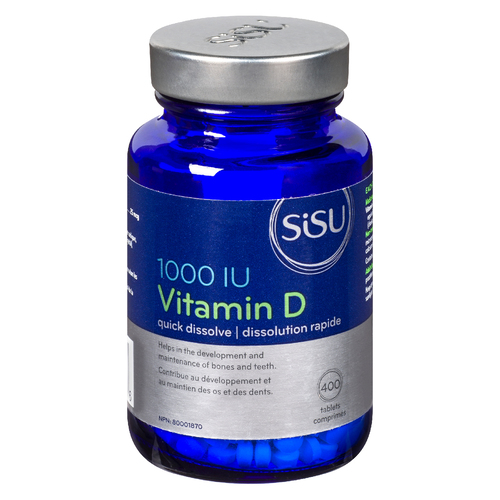 Sisu Vitamines D 1000 UI 400 comprimés