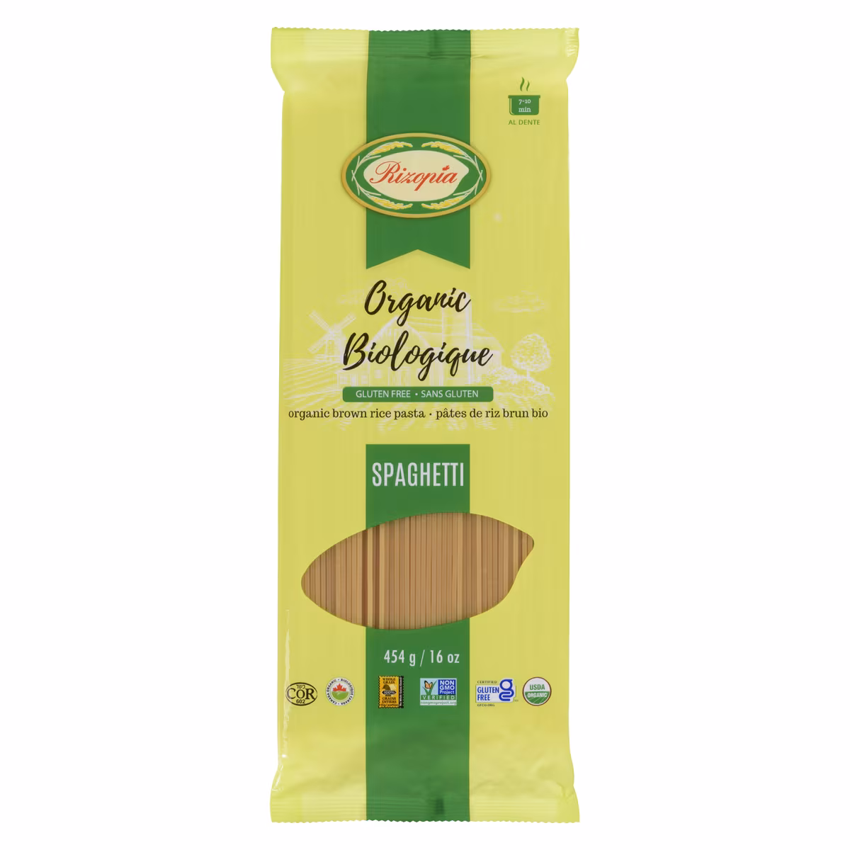 Spaghetti de riz brun