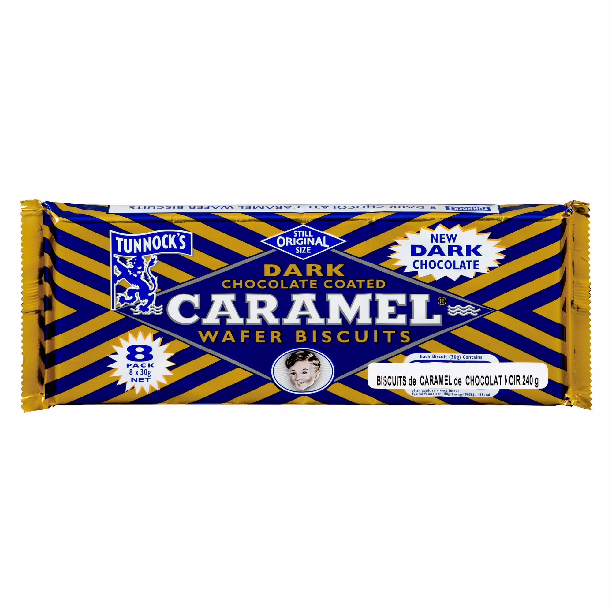 Gaufres tunnocks au caramel au chocolat noir