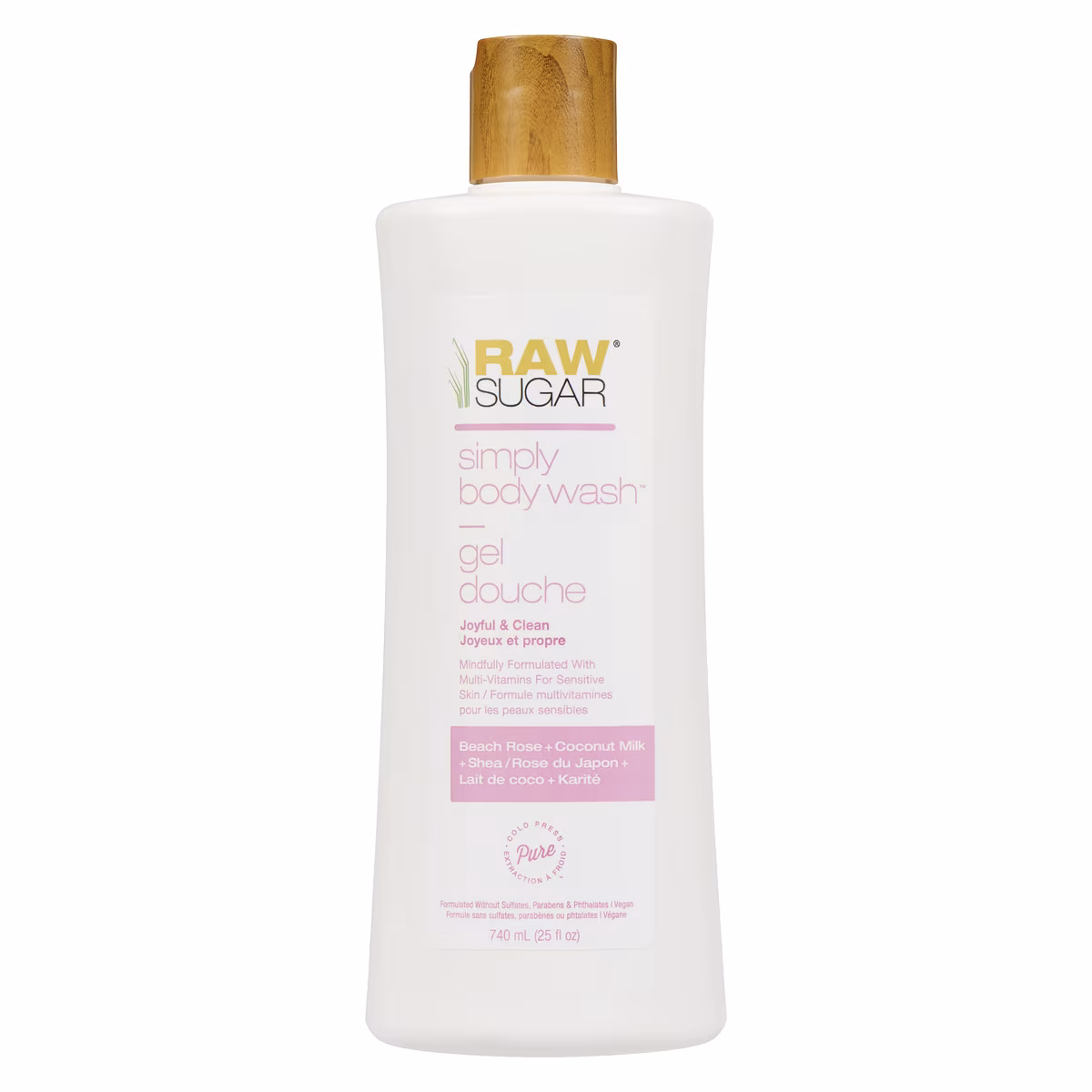 Gel douche rose du japon + lait de coco + karité