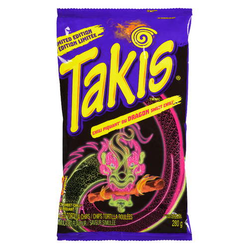 Takis Croustilles tortilla chili piquant 280 g