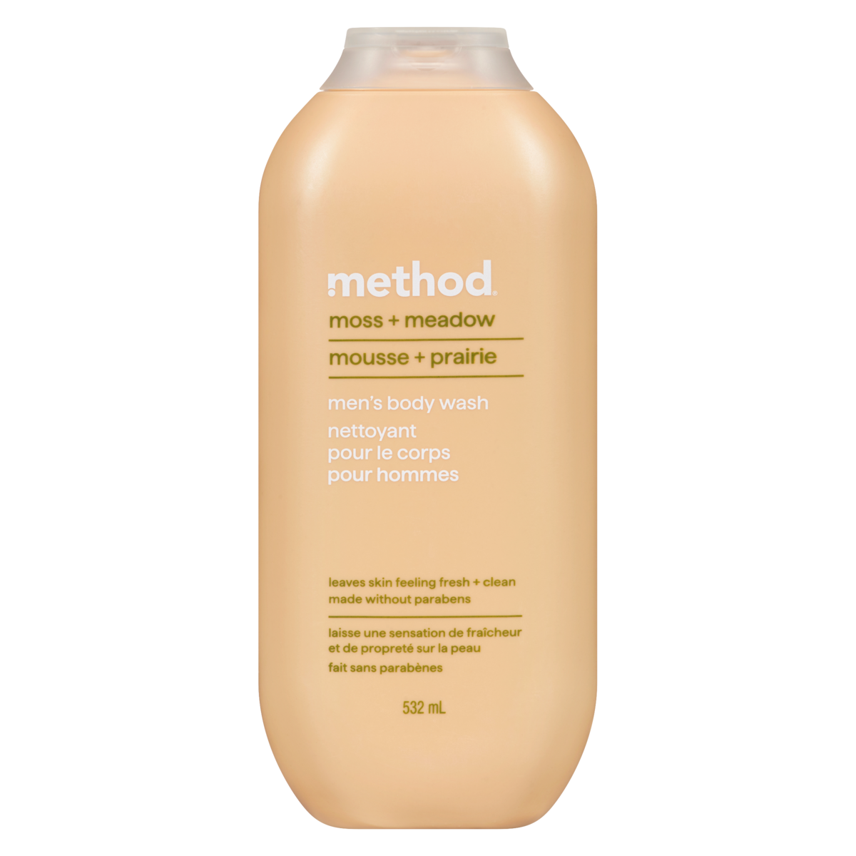 Nettoyant pour le corps pour hommes mousse + prairie