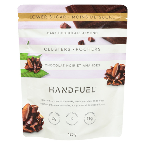 Handfuel Chocolat avec des amandes regroupés 120 g