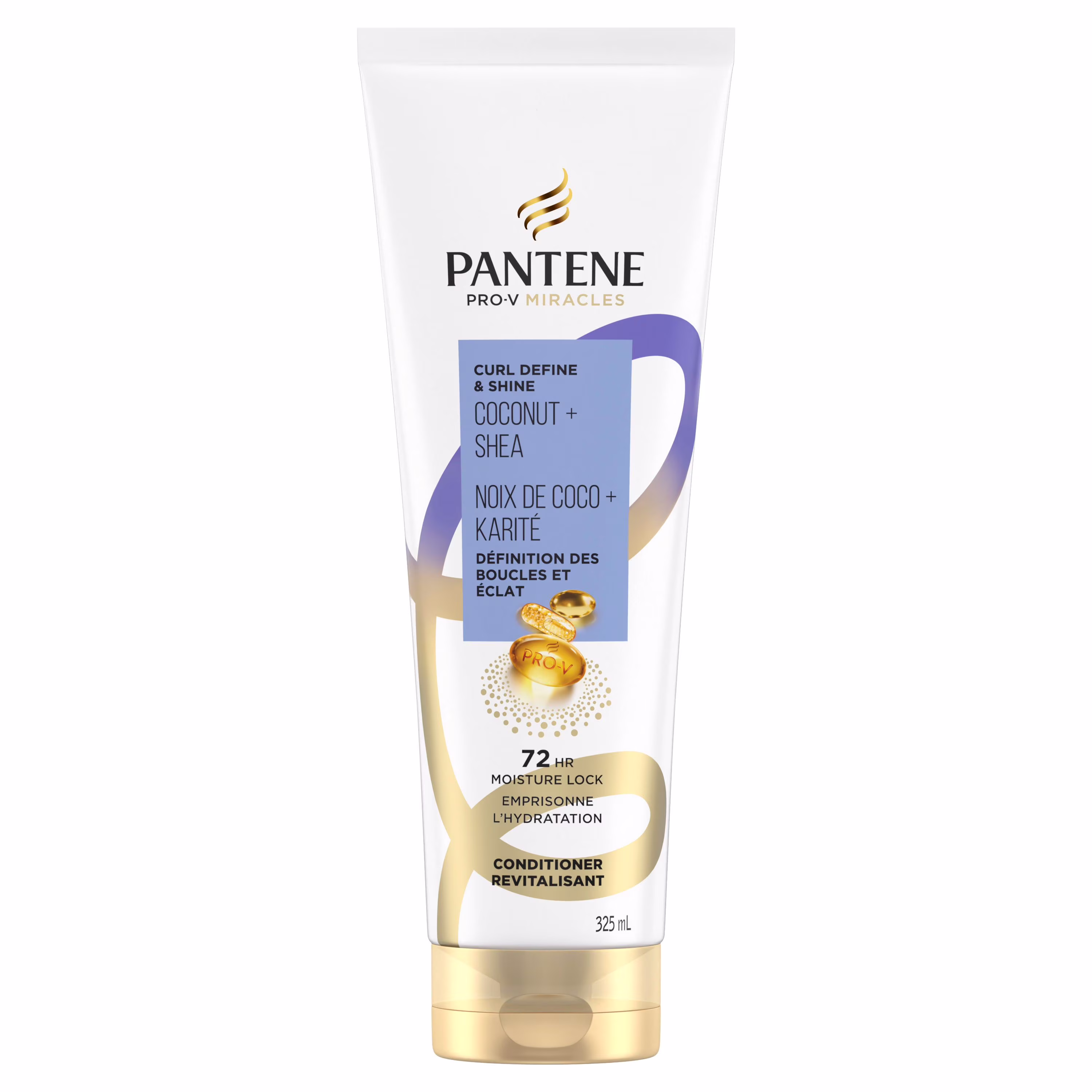 Pantene pro-v miracles définition des boucles et éclat noix de coco + karité revitalisant miracle 1 minute