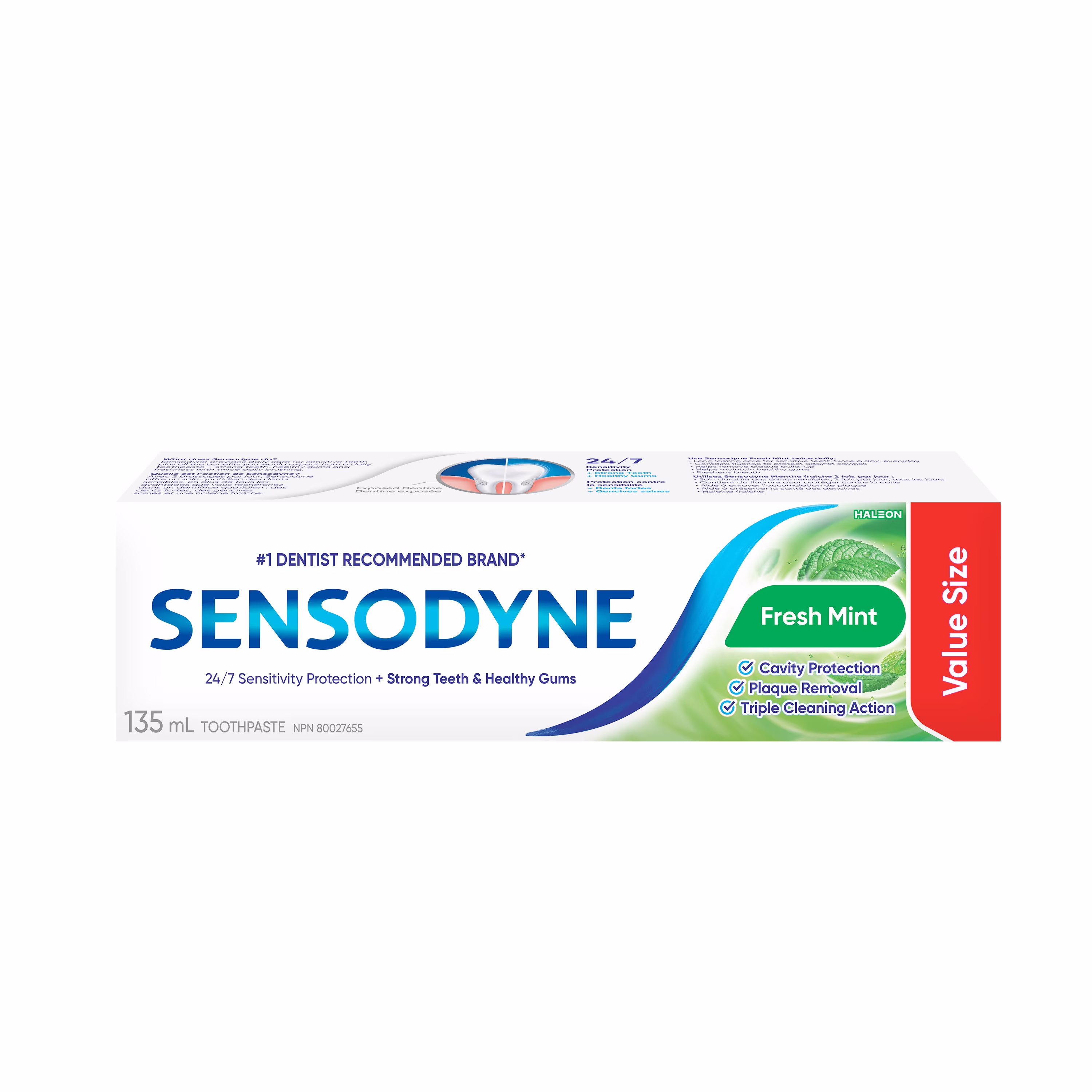 Dentifrice menthe fraîche