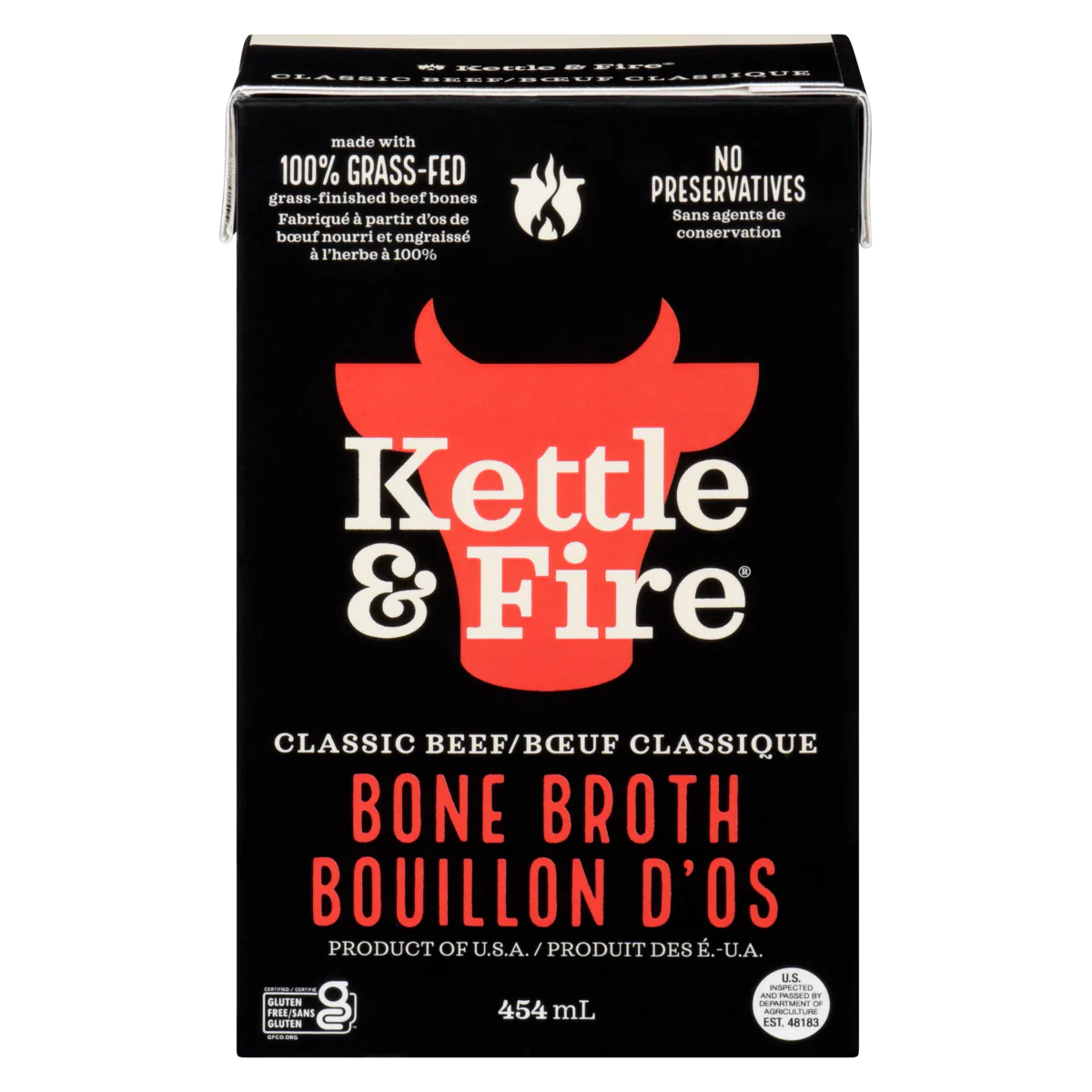 Bouillon d'os bœuf classique